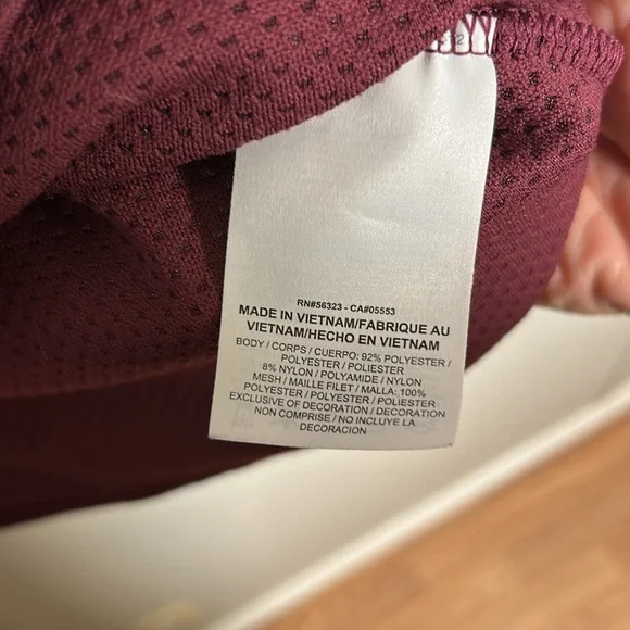 Nike Womens Aeroreact Golf/Casual Turtleneck Long Sleeve Pullover Maroon Sz Sm - Picture 12 of 12